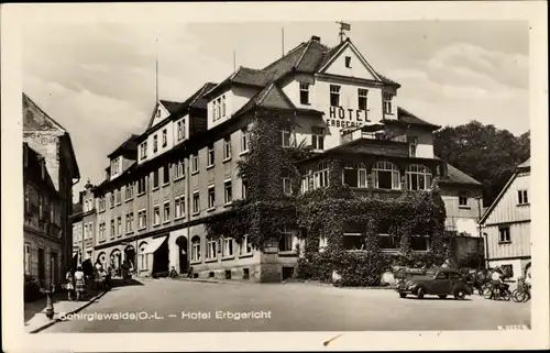 Ak Schirgiswalde in Sachsen, Hotel Erbgericht