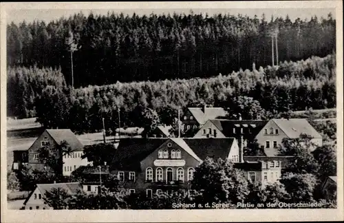 Ak Sohland an der Spree in Sachsen, Gasthof zur Oberschmiede