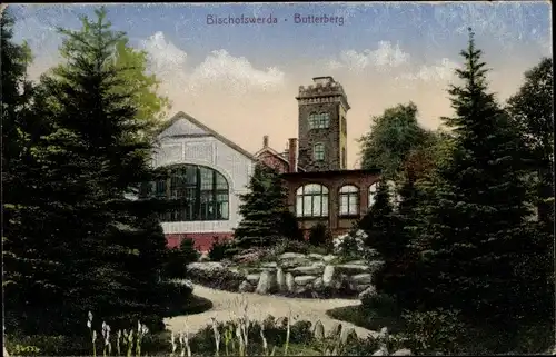 Ak Bischofswerda in Sachsen, Butterberg, Aussichtsturm