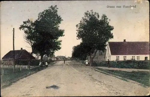 Ak Haselund in Holstein, Ortspartie