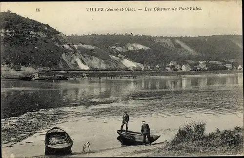 Ak Port Villez Yvelines Frankreich, Les Coteaux de Port Villez
