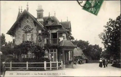 Ak Houlgate Calvados, La Ferme du Lieu Marot