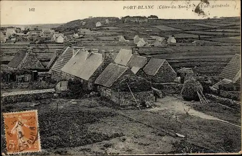 Ak Port Blanc Côtes d'Armor, Vue generale
