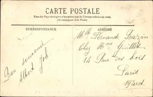 Ak Le Treport Seine Maritime, Strandpartie, Abendstimmung