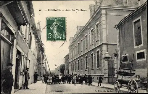 Ak Louhans Saône-et-Loire, Asile des Vieillards