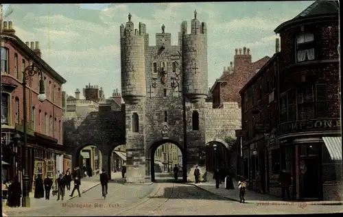 Ak York Yorkshire, Micklegate Bar