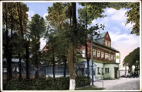 Ak Zwönitz im Erzgebirge Sachsen, Gasthaus Feldschlösschen