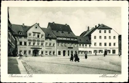 Ak Oederan Sachsen, Altmarkt