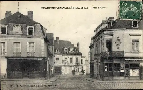 Ak Beaufort en Vallee Maine et Loire, Rue d'Alsace