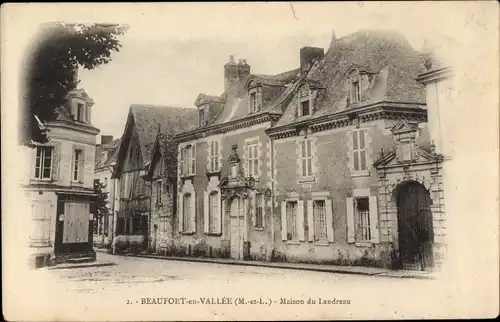 Ak Beaufort en Vallee Maine et Loire, Maison du Landreau