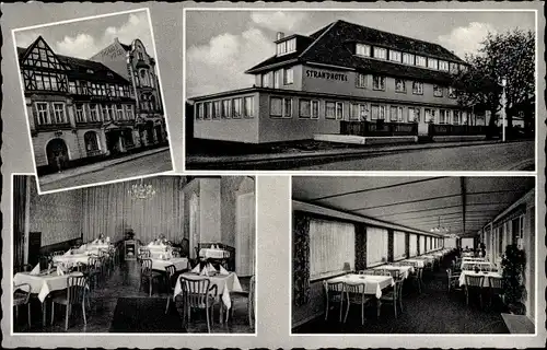 Ak Husum in Nordfriesland, Strand-Hotel, Sankt Peter-Ording, Innenansicht