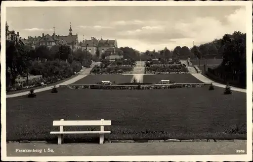 Ak Frankenberg an der Zschopau Sachsen, Parkanlage