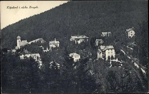 Ak Kipsdorf Altenberg im Erzgebirge, Blick auf den Ort