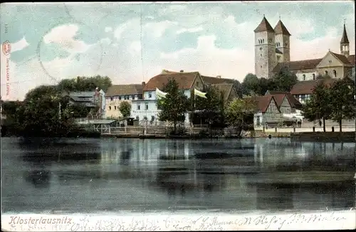 Ak Bad Klosterlausnitz in Thüringen, Blick auf den Ort