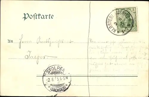 Ak Bad Klosterlausnitz in Thüringen, Blick auf den Ort