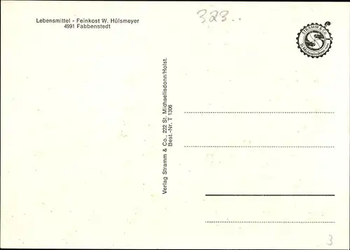 Ak Fabbenstedt Espelkamp in Westfalen, Lebensmittelgeschäft W. Hülsmeyer, Fachwerkhaus