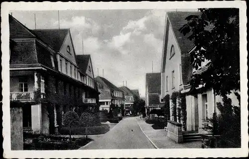 Ak Bad Gottleuba Berggießhübel, Straßenpartie