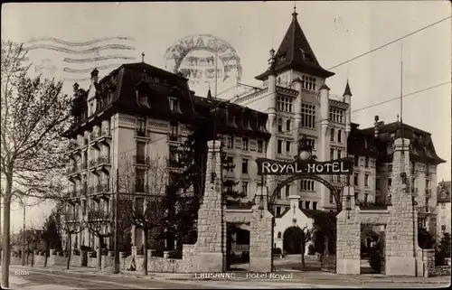 Ak Lausanne Kanton Waadt, Hotel Royal