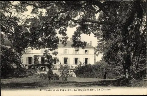 Ak Evecquemont Yvelines, Le Chateau