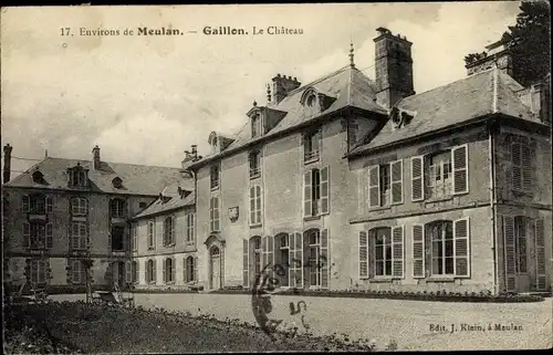 Ak Gaillon Yvelines, Le Chateau