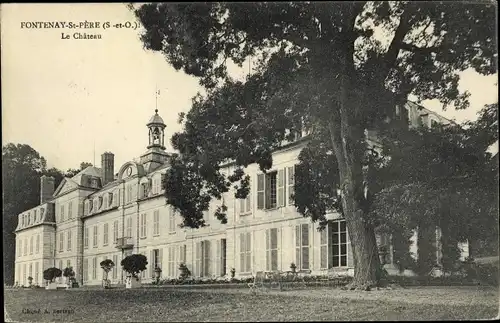 Ak Fontenay Saint Père Yvelines, Le Chateau