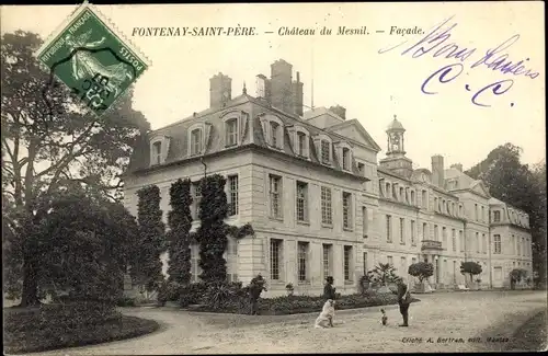 Ak Fontenay Saint Père Yvelines, Chateau du Mesnil