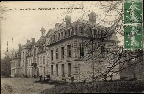 Ak Fontenay Saint Père Yvelines, Le Chateau