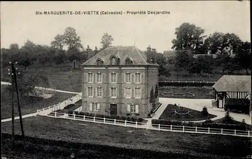 Ak Sainte Marguerite de Viette Calvados, Propriete Desjardins