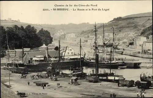 Ak Saint Brieuc Côtes d'Armor, Le Bassin et le Port du Legue