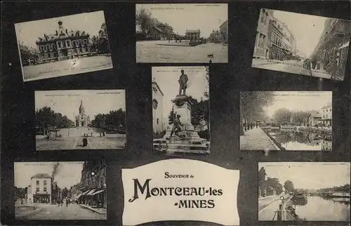 Ak Montceau les Mines Saône et Loire, Monument, Eglise