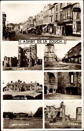 Ak Ashby de la Zouch East Midlands England, Market Street, The Castle, Manor House