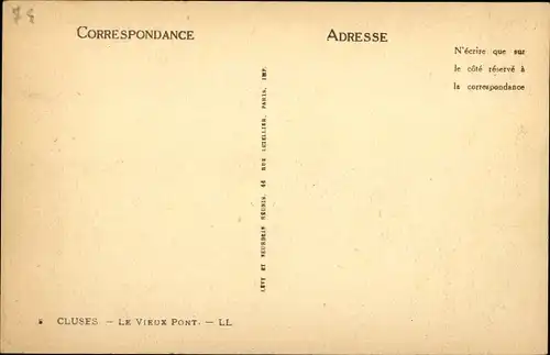 Ak Cluses Haute Savoie, Le Vieux Pont