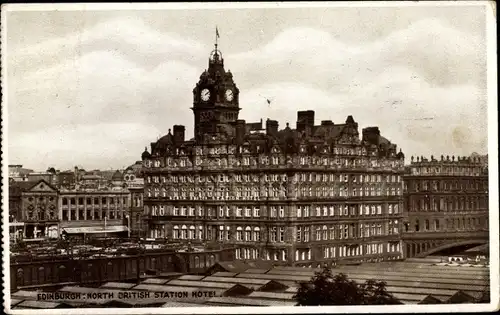 Ak Edinburgh Schottland, North British Station Hotel