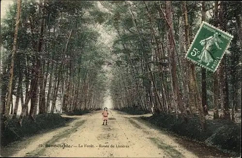 Ak Bonnétable Sarthe, Route de Lisieres