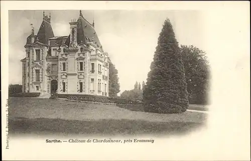 Ak Chardonneux Saint Biez en Belin Sarthe, Le Chateau