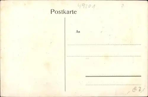 Ak Dissen am Teutoburger Wald, Fahnenweihe des Turnvereins am 15. Juni 1907