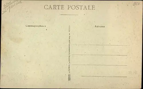 Ak Corne Maine et Loire, Souvenir, Schwalben, Brücke