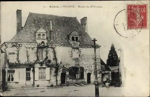 Ak Pouancé Maine et Loire, Maison du XVI Siecle