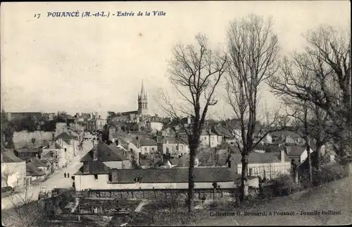 Ak Pouancé Maine et Loire, Entree de la Ville