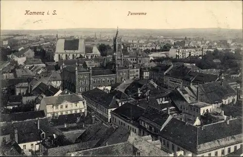 Ak Kamenz Sachsen, Panorama, Vogelschau