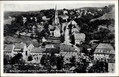 Ak Berggießhübel in Sachsen, Partie am Kirchberg