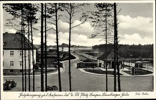 Ak Bergen in der Lüneburger Heide, Kaserne, Truppenübungsplatz