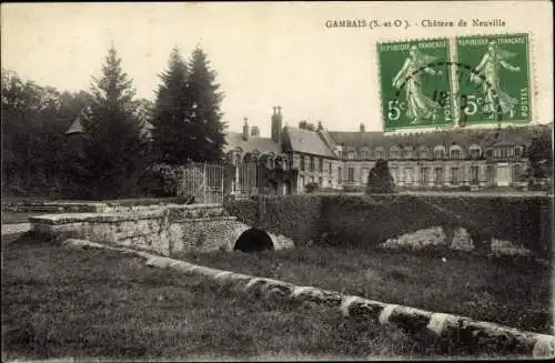 Ak Gambais Yvelines, Chateau de Neuville