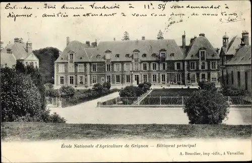 Ak Thiverval Grignon Yvelines, Ecole Nationale d'Agriculture, Batiment principal