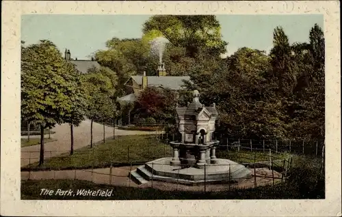 Ak Wakefield Yorkshire England, The Park