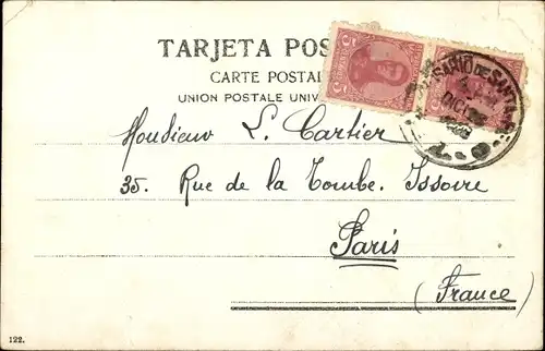 Ak Rosario Argentinien, Calle San Martin