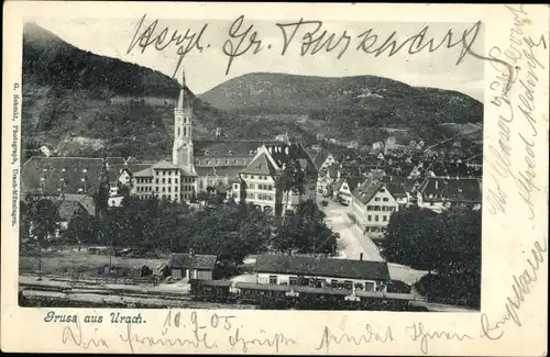 Ak Bad Urach in der Schwäbischen Alb, Stadtbild