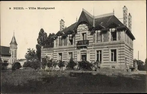 Ak Nueil Maine et Loire, Villa Montgueret