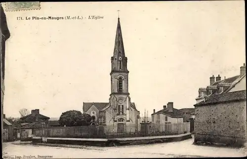 Ak Le Pin en Mauges Maine et Loire, L'Eglise