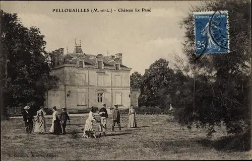 Ak Pellouailles les Vignes Maine et Loire, Chateau Le Pane